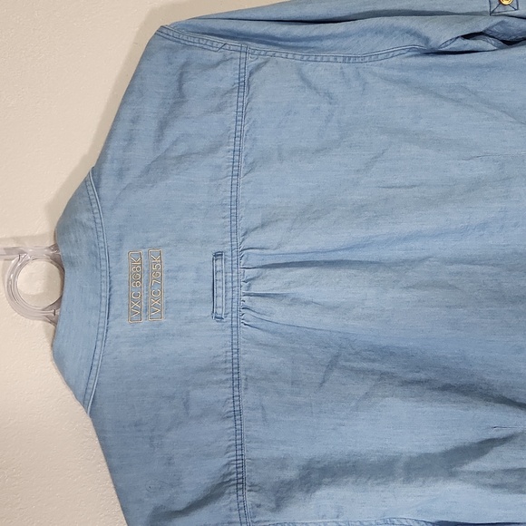 Land Rover Women's Denim Button Up Shirt Size 14 - Picture 12 of 15